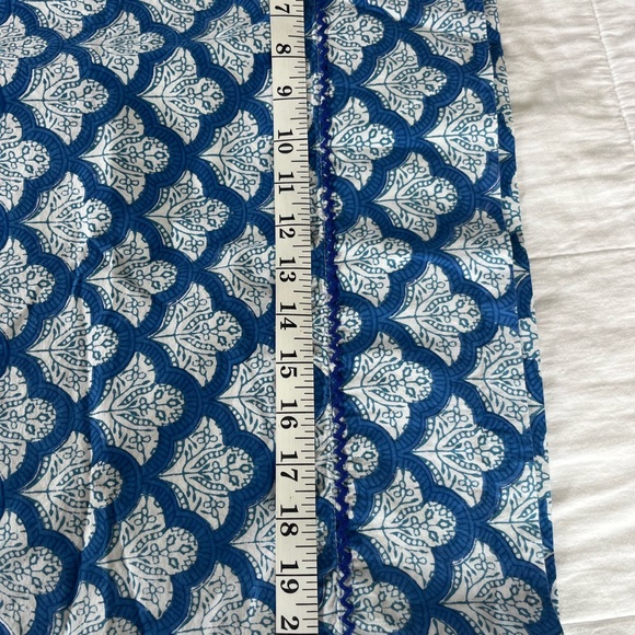 Roller Rabbit Jemina pattern w signature hand-block floral king Pillow sham - Picture 9 of 9